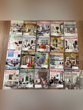Canadian House & Home & Style at Home Magazine Lot (20) 2020–2021